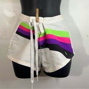 As is-1 dot sized ink stain-90s y2k OP ocean pacific women’s small beach shorts